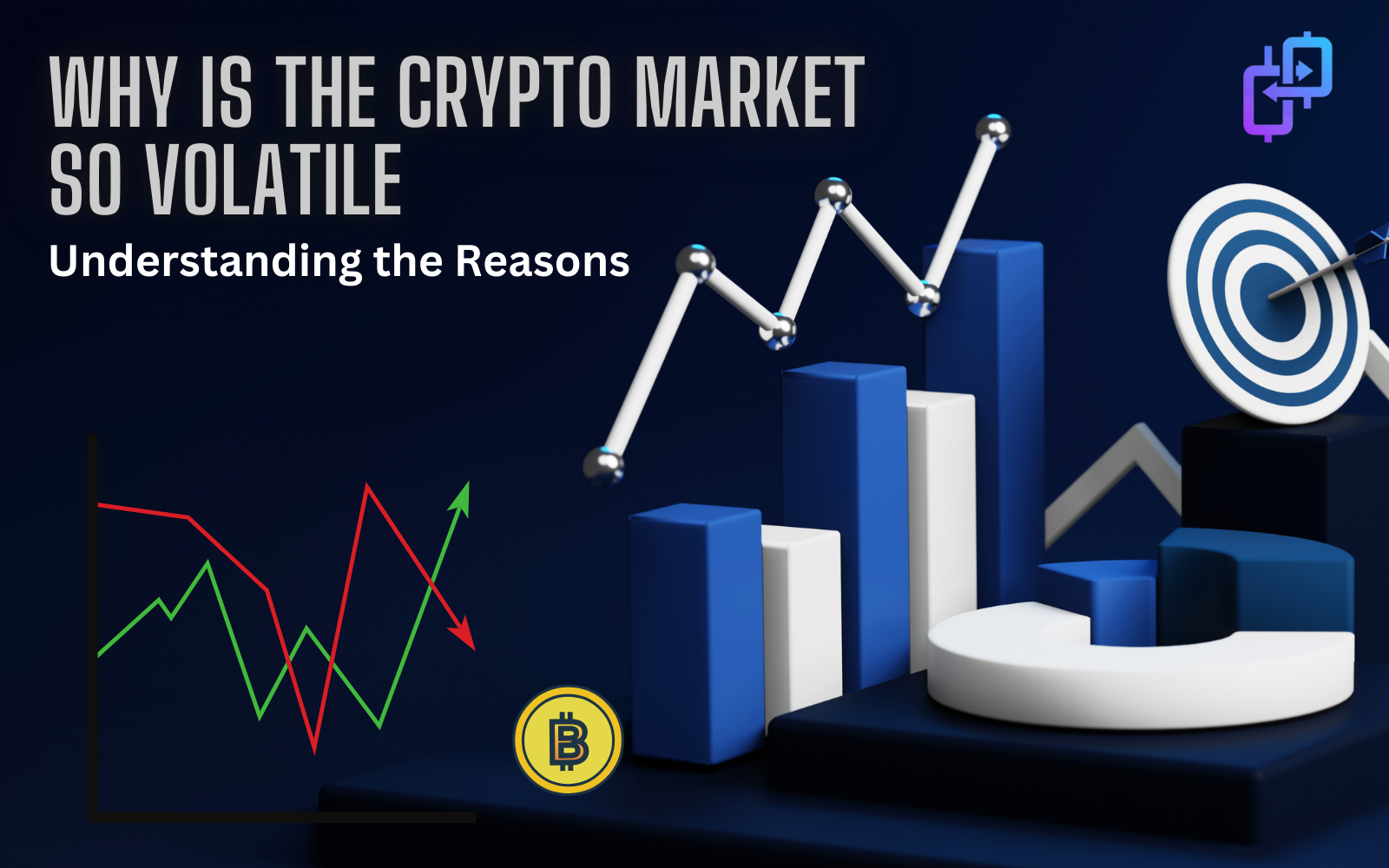 Factors contributing to crypto market volatility, such as supply, demand, and rapid price changes.